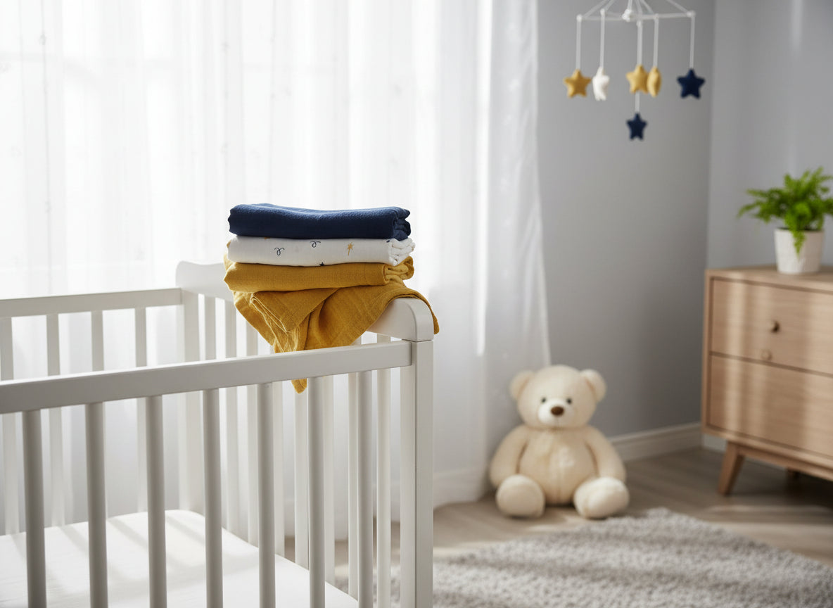 Lot de 3 langes - douceur au quotidien