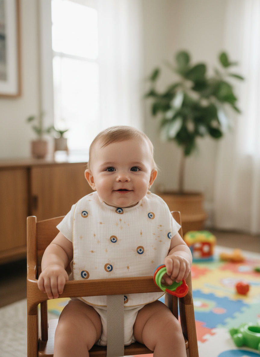 Le bavoir Nazar : douceur protectrice